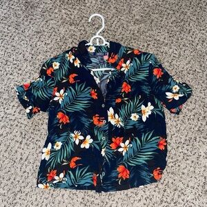 Floral Button Up Blouse